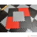 Модульная плитка ПВХ 250х250 5мм  цвет серый - фото 5