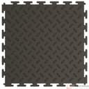 Модульная плитка ПВХ 250х250 5мм  цвет черный - фото 2