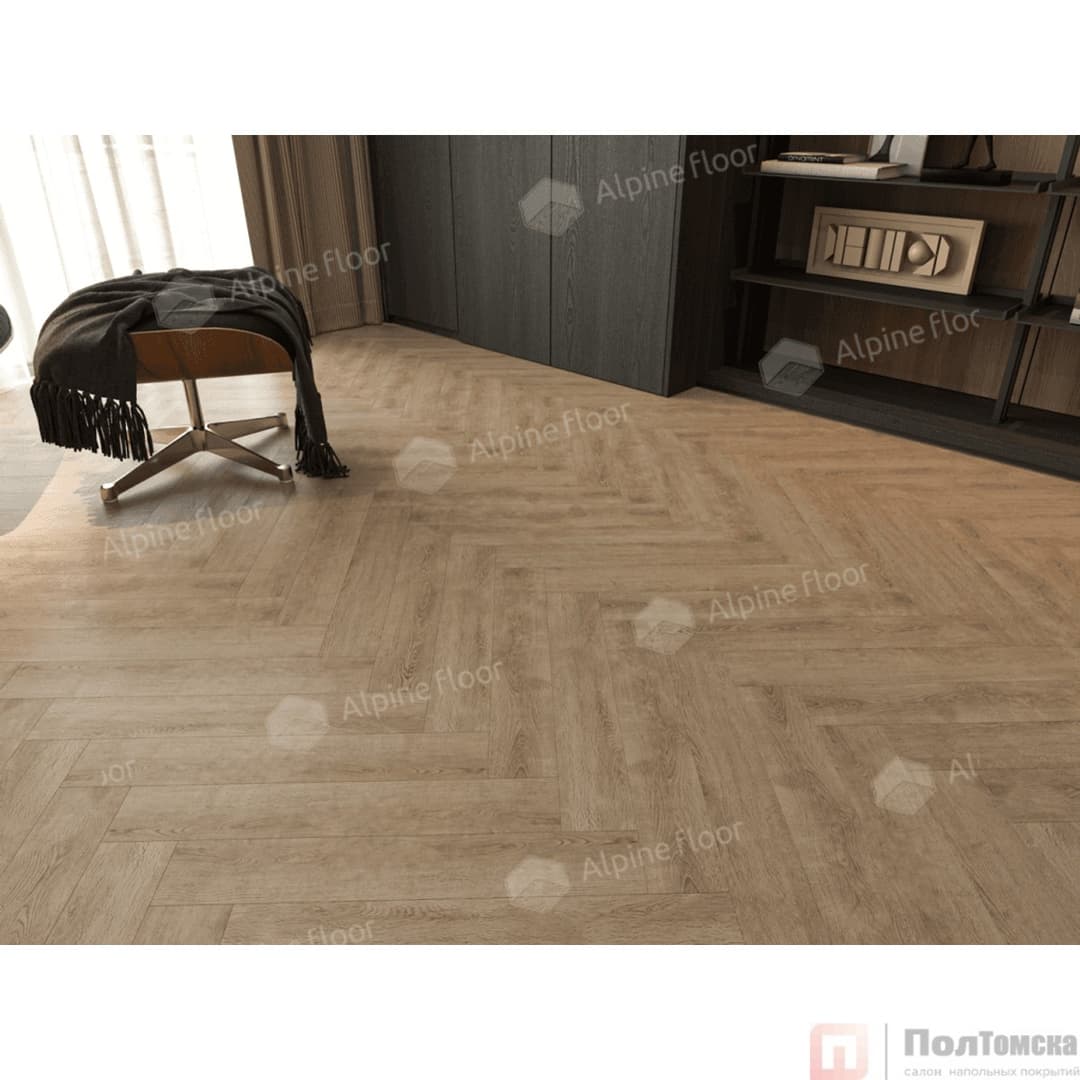 Ламинат Alpine Floor Original  Herringbone 8 Pro Дуб Прованс LF102-7