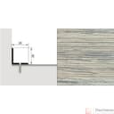 Угол 20*20 внутренний 0,9 дуб хельсинки - фото 1