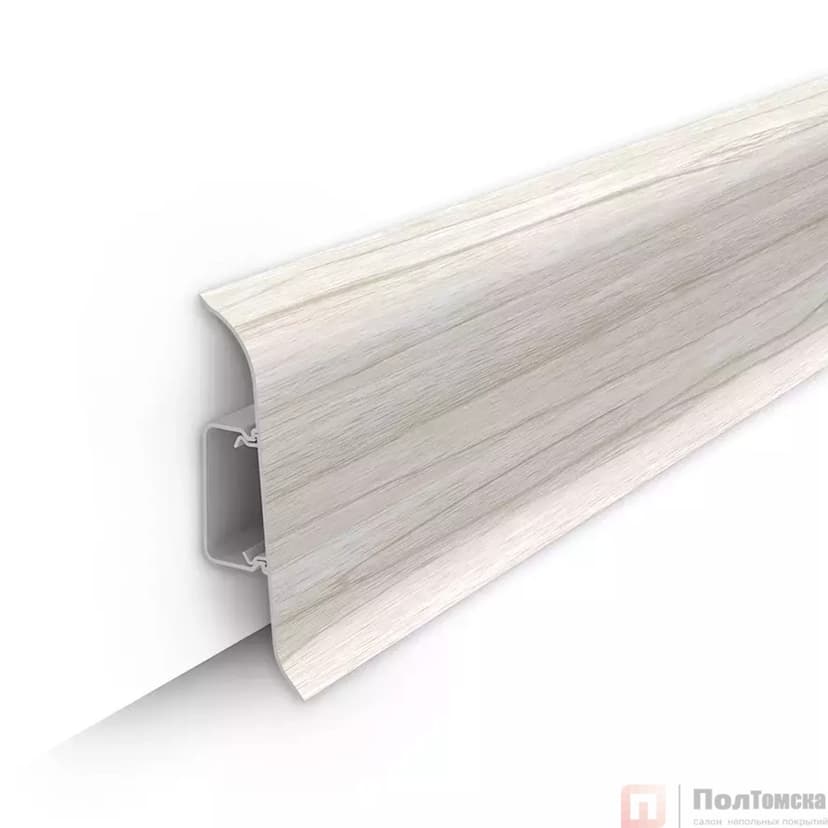 Плинтус Клен белый 267 (ideal Classic 70х22х2200 мм)