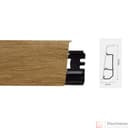 Плинтус пластиковый Arbiton Джерси 110 (2.5м) - фото 1