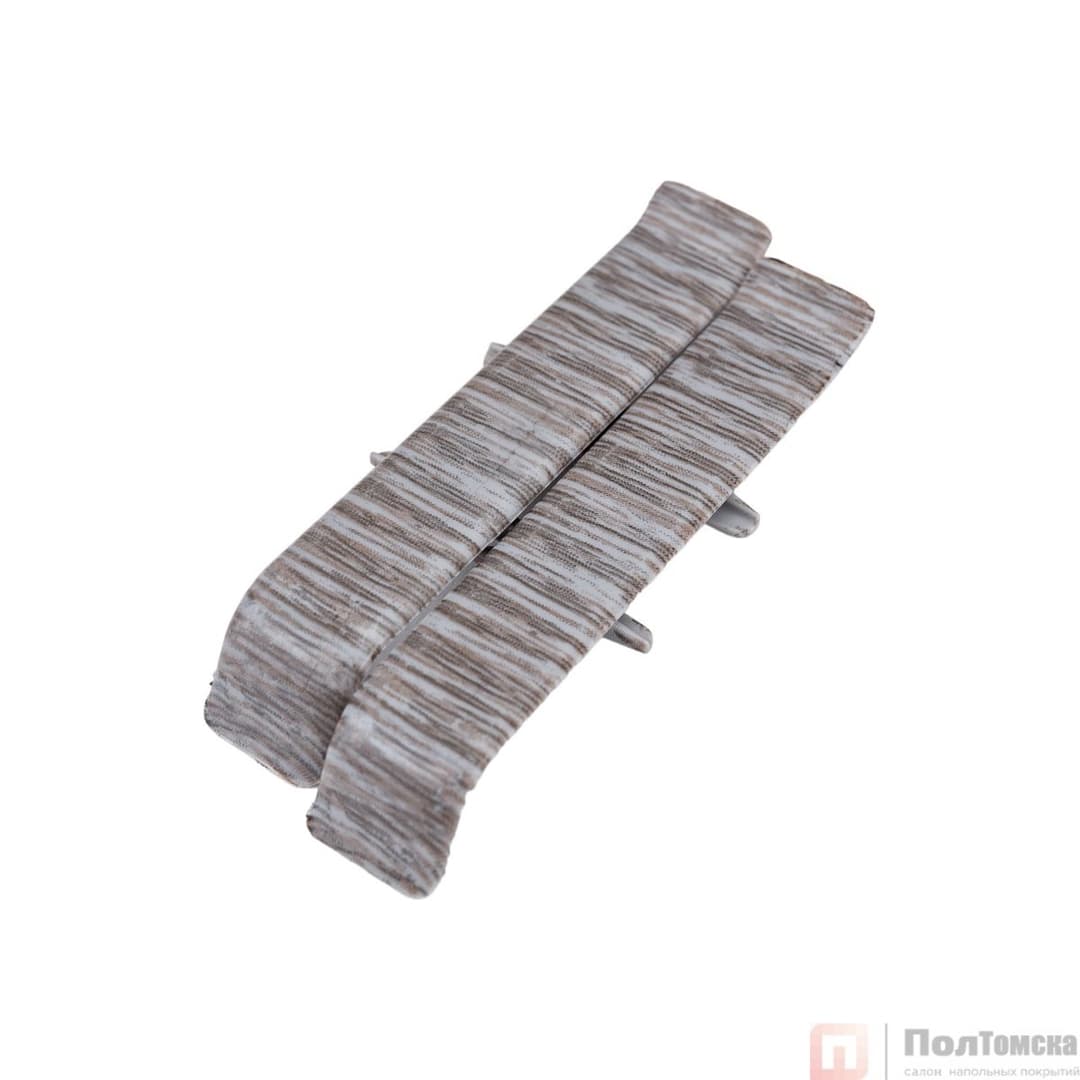 Соединитель для плинтуса 85мм "Деконика" (2шт. во флоупак), 210 Дуб пепельный