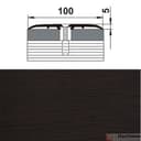 Профиль стыкоперекрывающий ПС 05.1350.095 дуб венге - фото 2