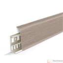 Плинтус напольный с кабель-каналами 70мм 2,2м "Деконика", 361 Акация - фото 1