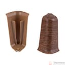 Угол наружный (внешний) с крепежом 85мм "Деконика" (2шт. во флоупак), 291 Орех - фото 3