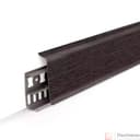 Плинтус напольный с кабель-каналами 70мм 2,2м "Деконика", 352 Каштан серый - фото 1