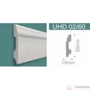 Напольный влагостойкий плинтус под покраску UHD 02/60 - фото 1