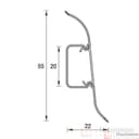 275 Плинтус Лексида 55х2200мм Сосна оливье (40шт) - фото 4