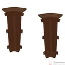 Угол внутренний для плинтуса 85мм "Деконика" (2шт. во флоупак), 301 Венге - фото 1