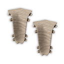 203 Угол внутренний Лексида 55мм Дуб беленый (шт) - фото 1