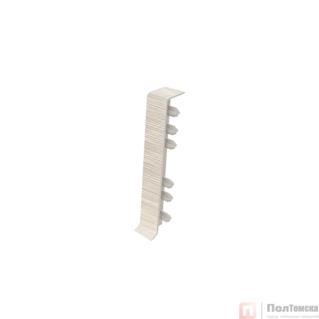 Соединитель Cezar Hi-Line 266 алюминий брашированный светлый (2шт)