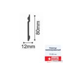 Плинтус полистирол UND05 80*13*2400мм дуб эстейт, , шт - фото 3