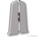 Торцевые (пара) для плинтуса 85мм "Деконика" (1 пара во флоупак), 036 Платиново-серый - фото 1