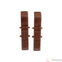 Соединитель для плинтуса 85мм "Деконика" (2шт. во флоупак), 291 Орех - фото 1