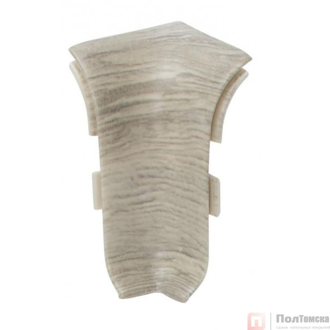 Уголок внутренний к плинтусу Salag   NGF56 F6 дуб янтарный