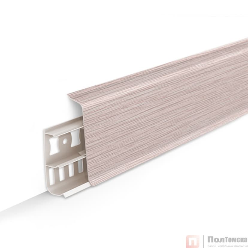 Плинтус напольный с кабель-каналами 85мм 2,2м "Деконика", 274 Сосна северная