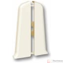 Торцевые (пара) для плинтуса 85мм "Деконика" (1 пара во флоупак), 034 Светлая слоновая кость - фото 1