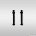 Соединение алюминий, 60мм черный матовый - фото 1