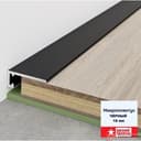 Микроплинтус 18мм 2,4м черный, шт - фото 1