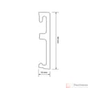 Напольный плинтус SALAG ALPHA Prime  80 мм - фото 3