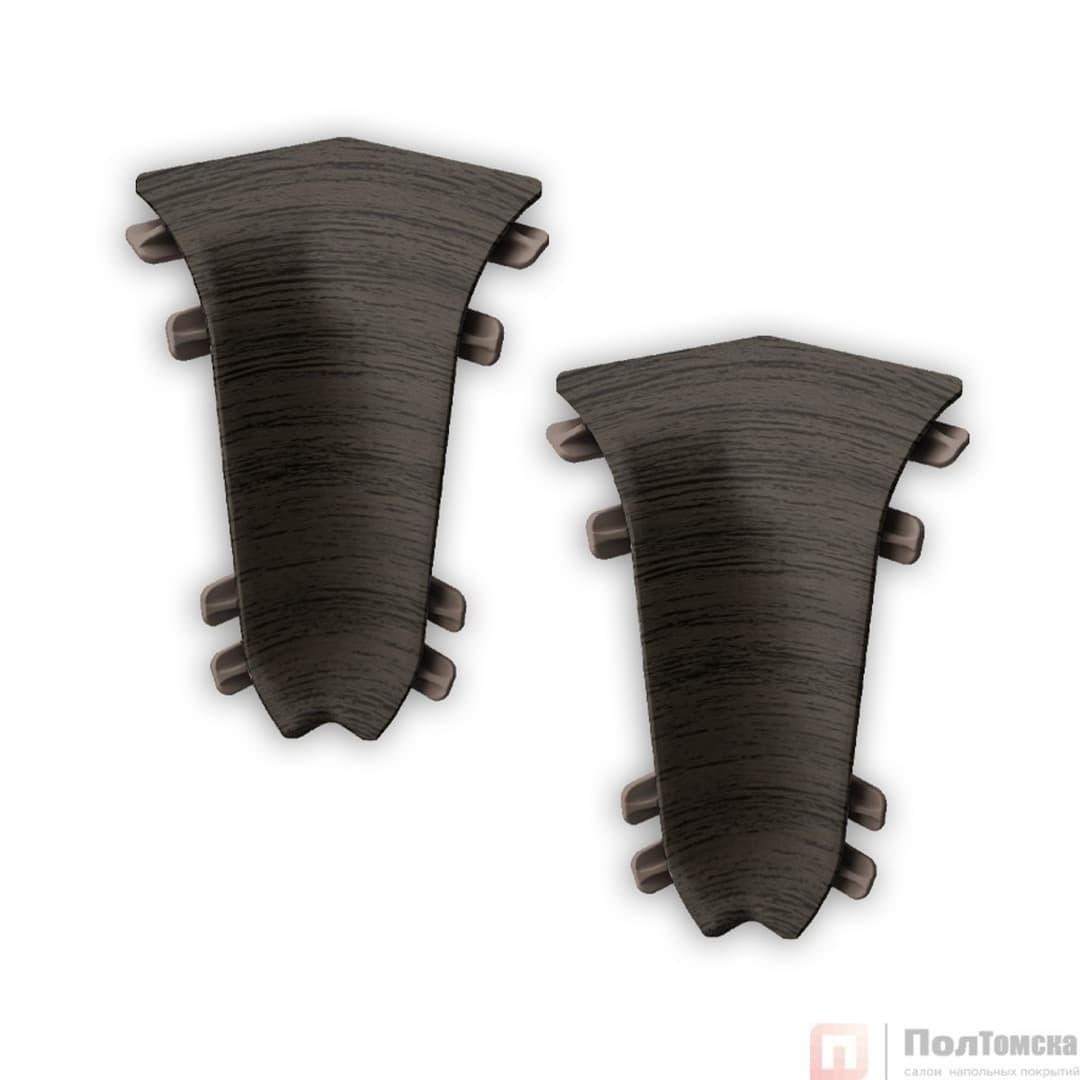 408 Угол внутренний Лексида 55мм Дуб черненый (шт)