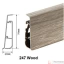 Плинтус Cezar Hi-Line Prestige 247 Wood - фото 1