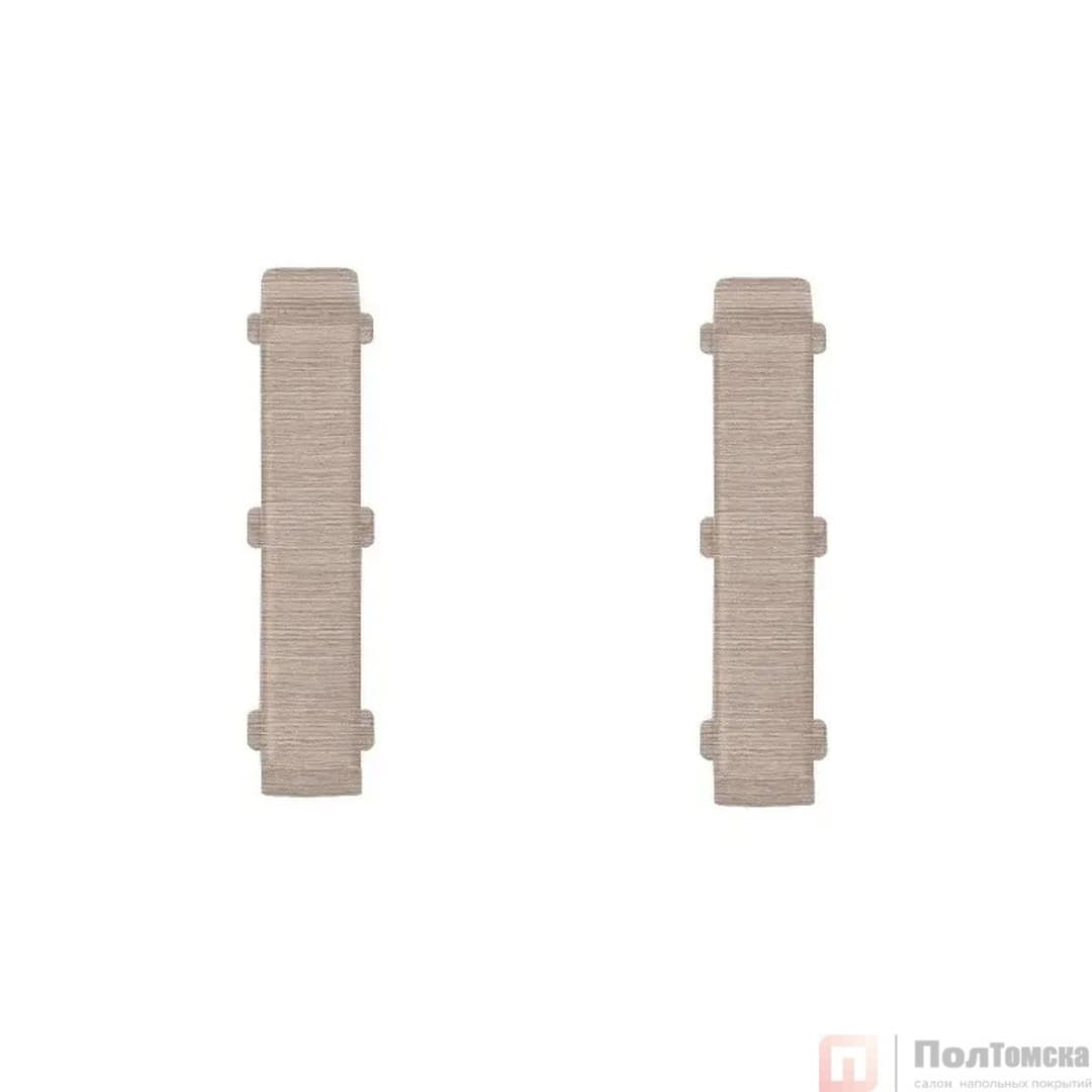 Соединитель для плинтуса 85мм "Деконика" (2шт. во флоупак), 361 Акация