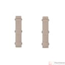 Соединитель для плинтуса 85мм "Деконика" (2шт. во флоупак), 361 Акация - фото 1