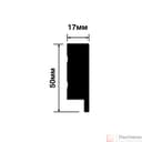 Молдинг HIWOOD 50*17*2700 мм LF1 GN68 - фото 4