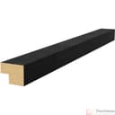 Рейка с пазом 25х19х1350мм, МДФ, дуб графит, шт - фото 2
