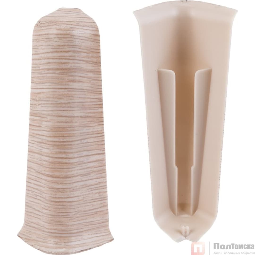 Угол наружный (внешний) с крепежом 85мм "Деконика" (2шт. во флоупак), 274 Сосна северная