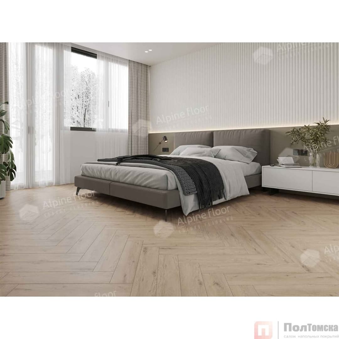 Кварц-виниловая плитка Alpine Floor Parquet LVT  Дуб Алиот ECO 16-23