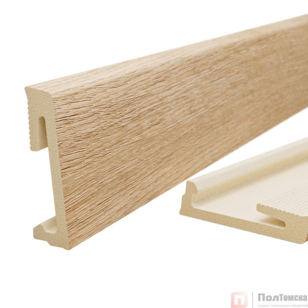 Напольный плинтус SALAG ALPHA Solid Oak 60  мм