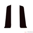 Торцевые (пара) для плинтуса 85мм "Деконика" (1 пара во флоупак), 301 Венге - фото 1