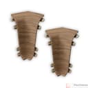 524 Угол внутренний Лексида 55мм Осина темная (шт) - фото 1