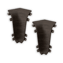 301 Угол внутренний Лексида 55мм Венге (25шт) (шт) - фото 1