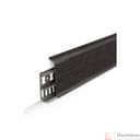 Плинтус напольный с кабель-каналами 85мм 2,2м "Деконика", 352 Каштан серый - фото 1