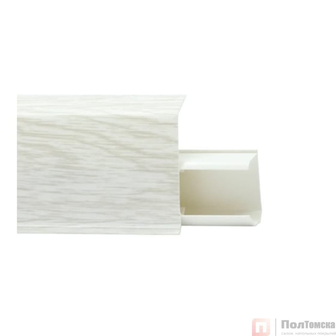 QUADRO №580 Плинтус со съемной панелью Дуб Северный, 55 мм, 2,2 м. (40шт/уп.)