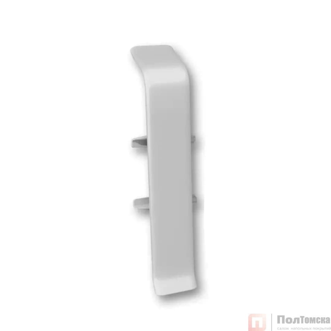 Соединитель для плинтуса 85мм "Деконика" (2шт. во флоупак), 002 Светло-серый