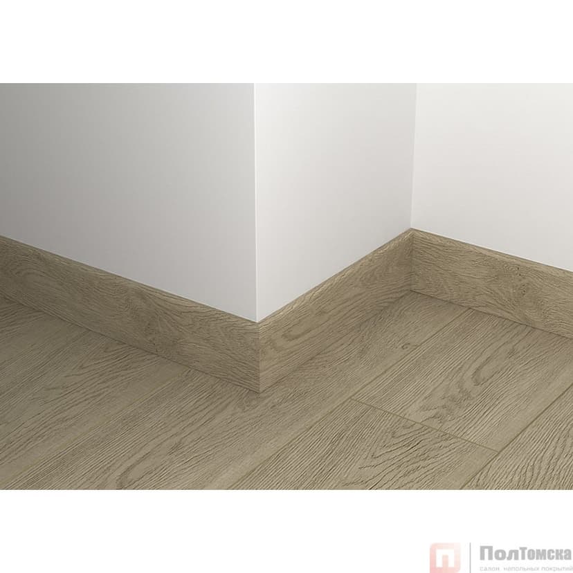 Плинтус кварцевый SPC Alpine Floor 80х11 мм Миндаль ECO 11-6