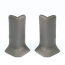 Угол внешний из ПВХ, 60мм Серебро - фото 1