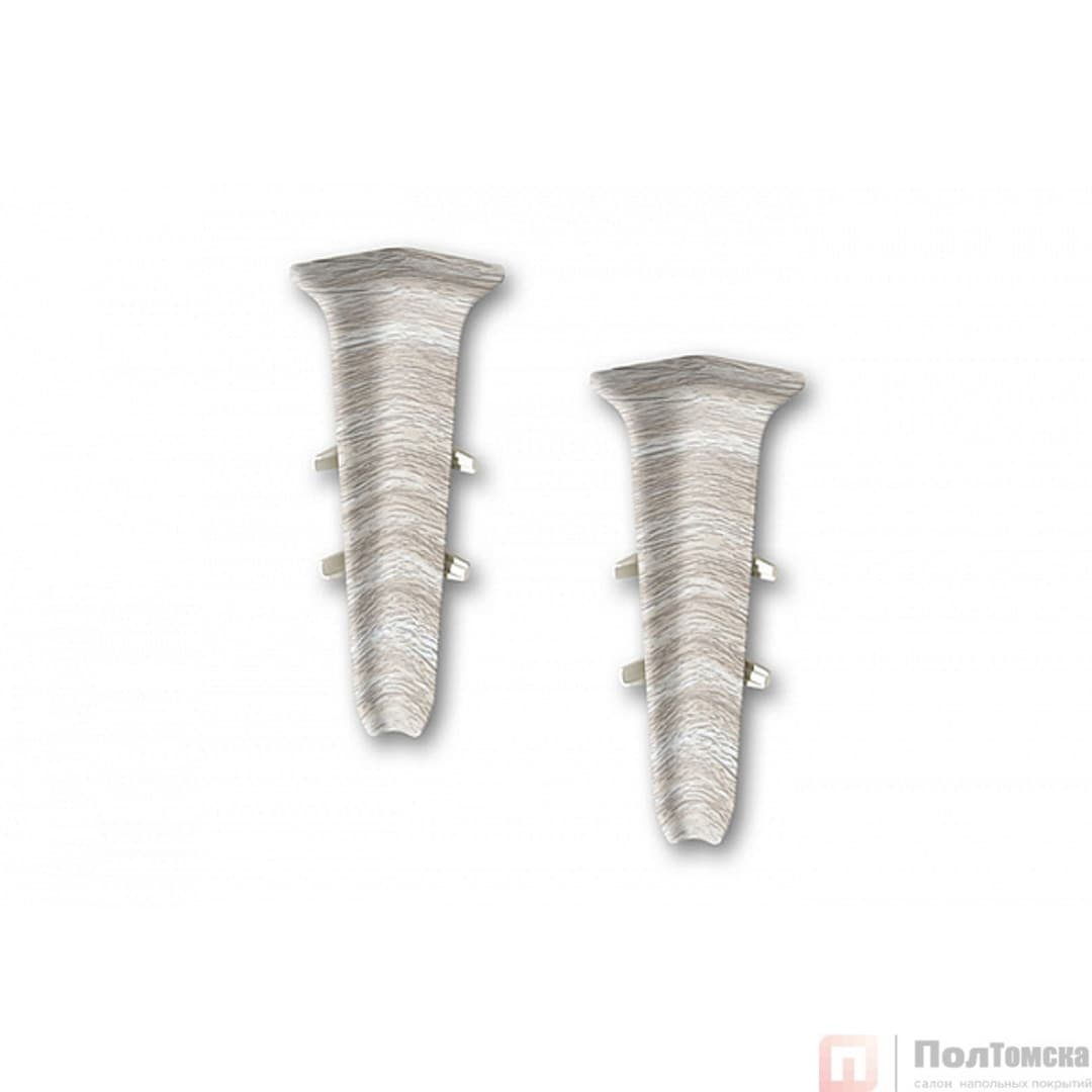 Угол внутренний для плинтуса 85мм "Деконика" (2шт. во флоупак), 294 Орех антик