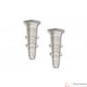 Угол внутренний для плинтуса 85мм "Деконика" (2шт. во флоупак), 294 Орех антик - фото 1