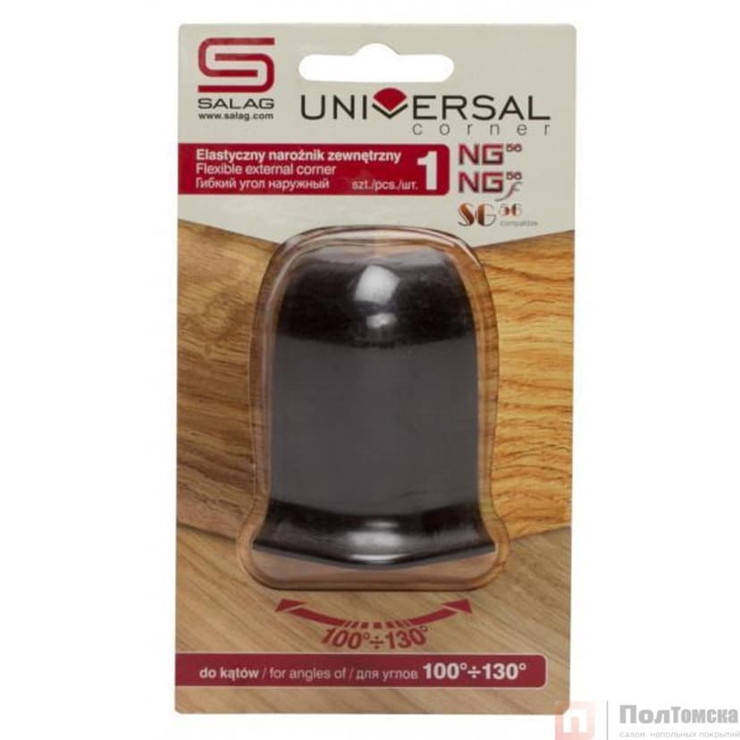 Угол универсальный наружный Salag  24 венге