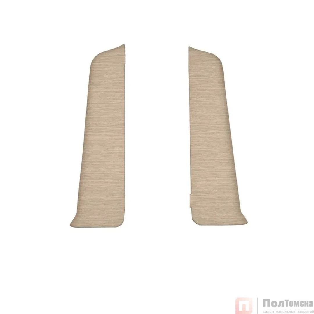 Торцевые (пара) для плинтуса 85мм "Деконика" (1 пара во флоупак), 213 Дуб северный