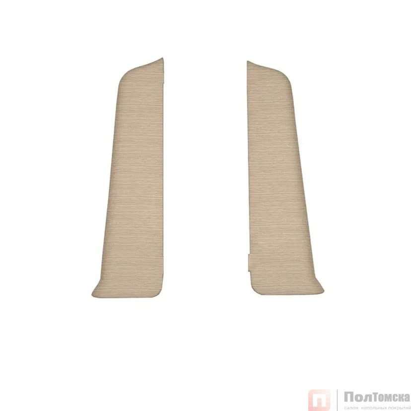 Торцевые (пара) для плинтуса 85мм "Деконика" (1 пара во флоупак), 213 Дуб северный
