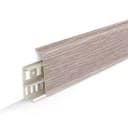 Плинтус напольный с кабель-каналами 70мм 2,2м "Деконика", 229 Дуб латте - фото 1