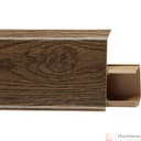 TERA  №712 Плинтус со съемной панелью Дуб Борнео 72 мм, 2,2 м. - фото 1