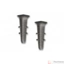 Угол внутренний для плинтуса 85мм "Деконика" (2шт. во флоупак), 352 Каштан серый - фото 1